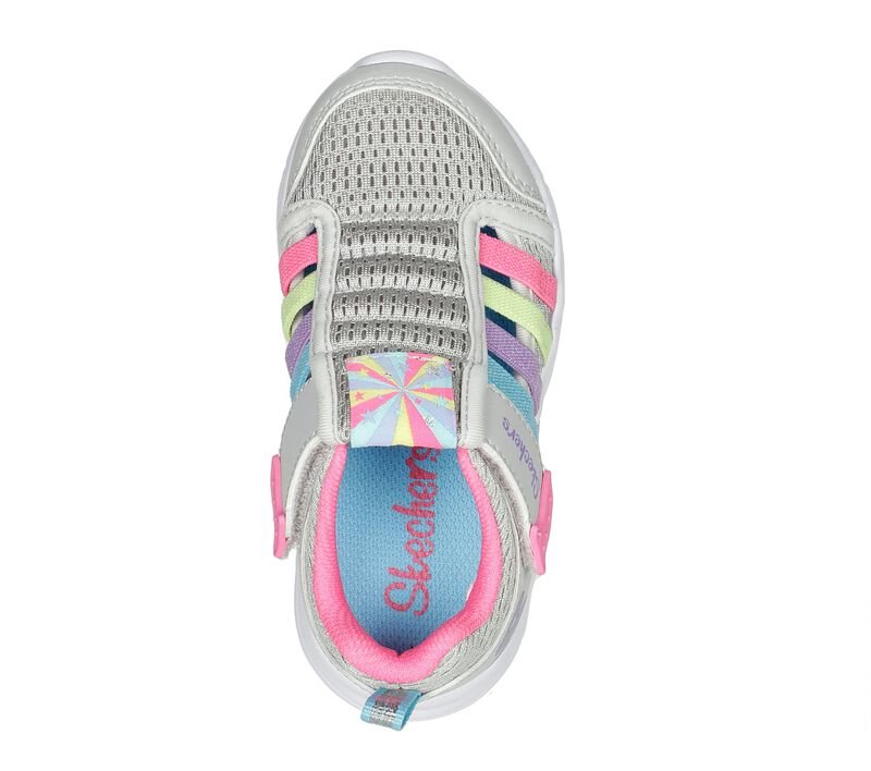 Dívčí Sandály Skechers Flex Blast - Colorful Play Šedé Viacfarebný | CZ.302726N GYMT